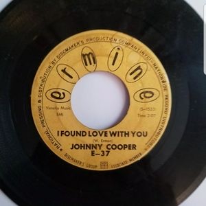 Johnny Cooper 45 I Found Love With You / Rivalry - Ermine Q Vinyl Condition:VG